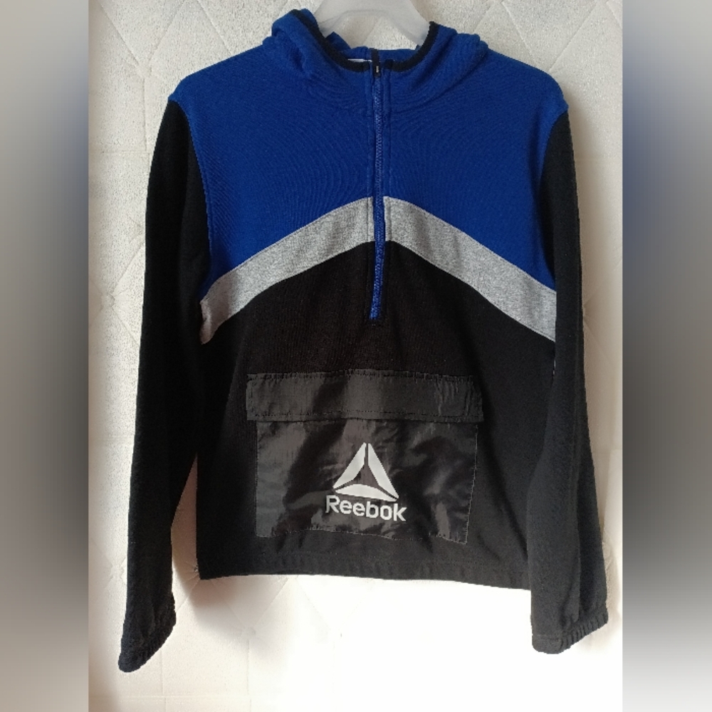 Reebok kids Blue and Black Hoodie